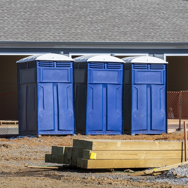 is there a specific order in which to place multiple porta potties in Myrtle Missouri